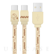 ピーナッツ USB Type-C対応 同期＆充電ケーブル (チャーリー・ブラウン)