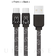 ミッフィー USB Type-C対応 同期＆充電ケーブル (おばけごっこ)