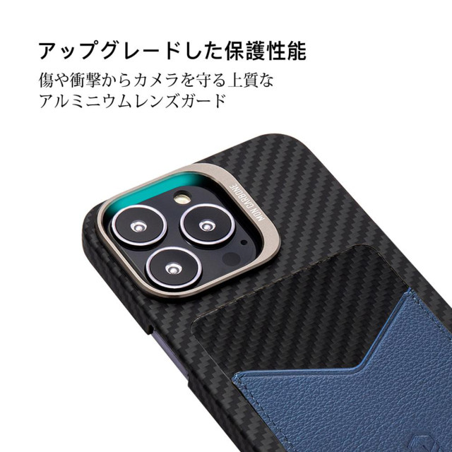 【iPhone13 Pro Max ケース】HOVERSKIN Italian NAPA Leather Case (Royal Blue)サブ画像