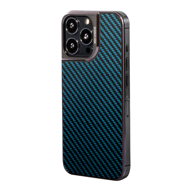 【iPhone13 Pro スキンシール】HOVERFUSE Ballistic Fiber Backplate (Gunmetal Blue)サブ画像