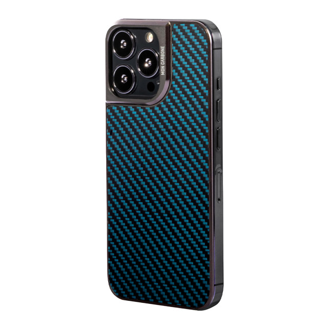 【iPhone13 Pro Max スキンシール】HOVERFUSE Ballistic Fiber Backplate (Gunmetal Blue)サブ画像