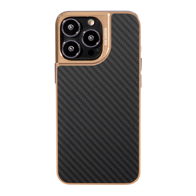 【iPhone13 Pro Max スキンシール】HOVERFUSE Ballistic Fiber Backplate (Gold Black)サブ画像