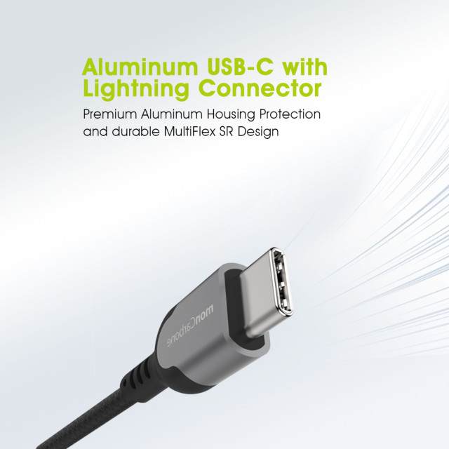 Aluminum MFi USB-C to Lightning Fast Charging Cableサブ画像