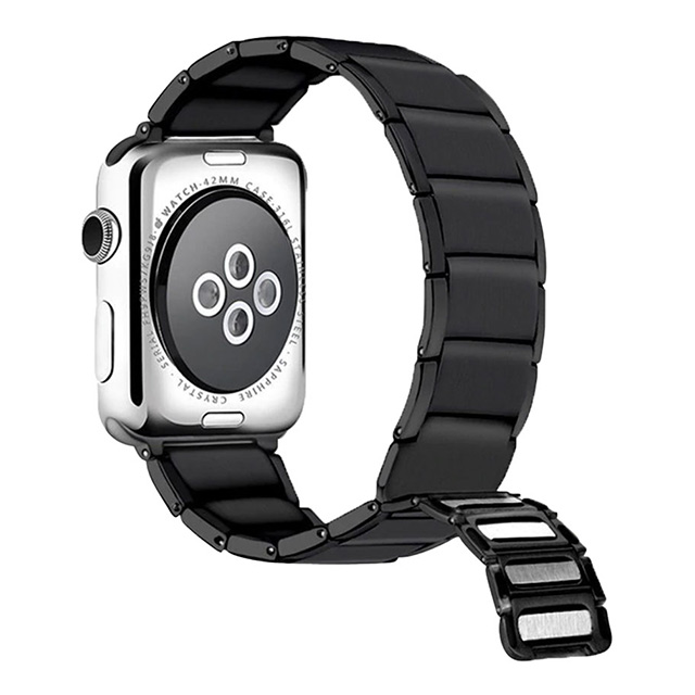 【Apple Watch バンド 45/44/42mm】MAGNETIC STRAP (ブラック) for Apple Watch SE(第2/1世代)/Series9/8/7/6/5/4/3/2/1サブ画像