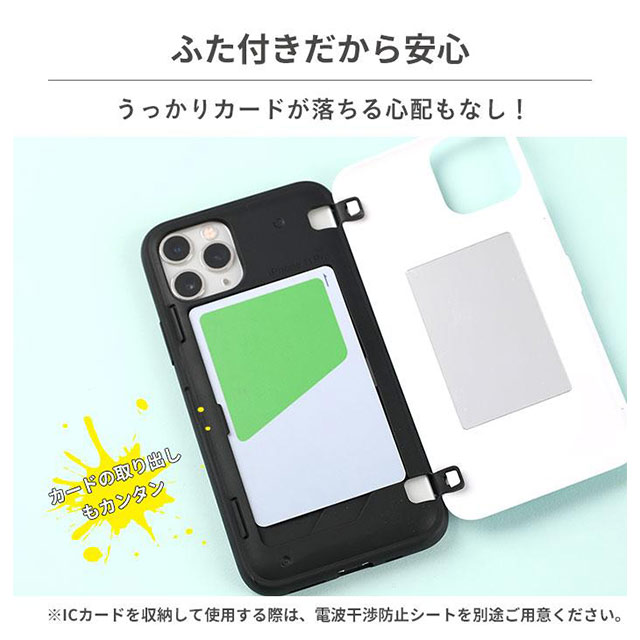 【iPhone11/XR ケース】ディズニー/ピクサーキャラクターLatootoo カード収納型 ミラー付きiPhoneケース (エンブレムMIX)サブ画像