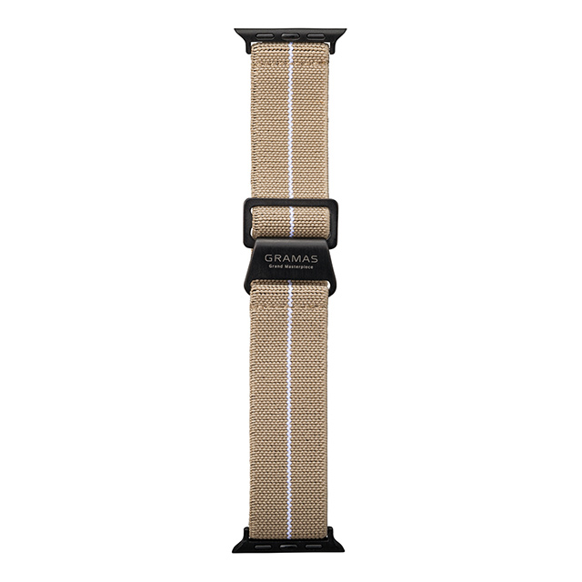 【Apple Watch バンド 49/45/44/42mm】”MARINE NATIONALE” STRAP (Tan/White) for Apple Watch Ultra2/SE(第2/1世代)/Series9/8/7/6/5/4/3/2/1goods_nameサブ画像