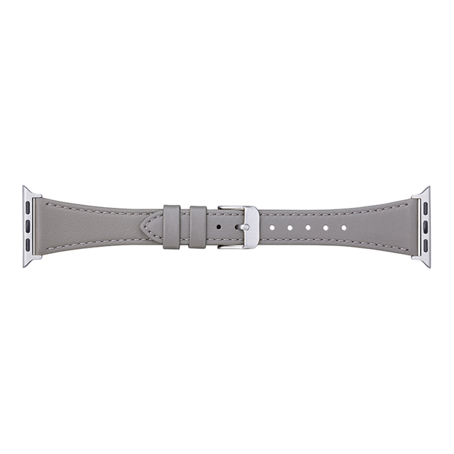 【Apple Watch バンド 49/45/44/42mm】”Originate” Genuine Leather Watchband (Ash Gray) for Apple Watch Ultra2/SE(第2/1世代)/Series9/8/7/6/5/4/3/2/1サブ画像