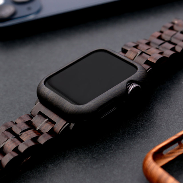 【Apple Watch ケース 41mm】ハードケース (黒檀調パターン) for Apple Watch Series8/7サブ画像