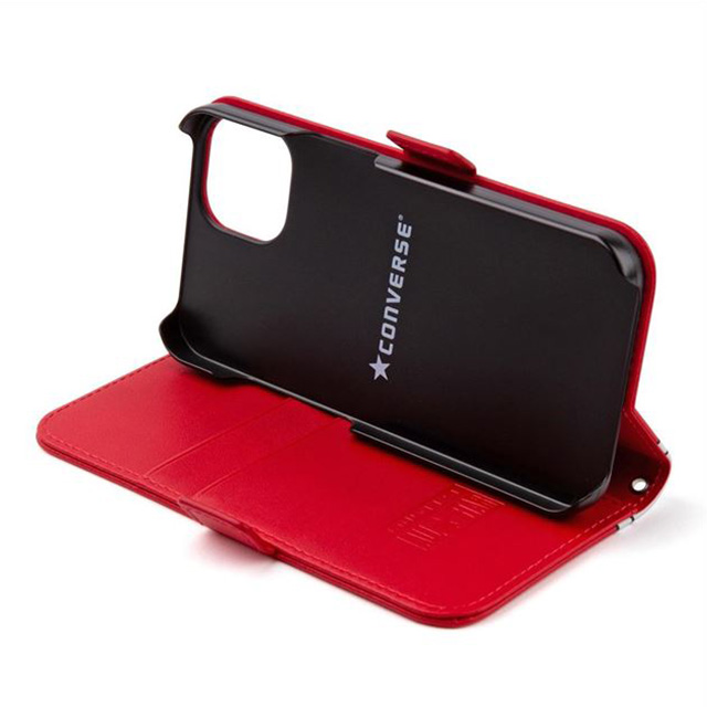 【iPhone13 ケース】Uncle Patch＆Stripes Book Type Case (RED)サブ画像