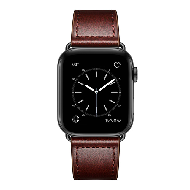 【Apple Watch バンド 41/40/38mm】ピンバックル レザー (レトロキャメル) for Apple Watch SE(第2/1世代)/Series9/8/7/6/5/4/3/2/1サブ画像