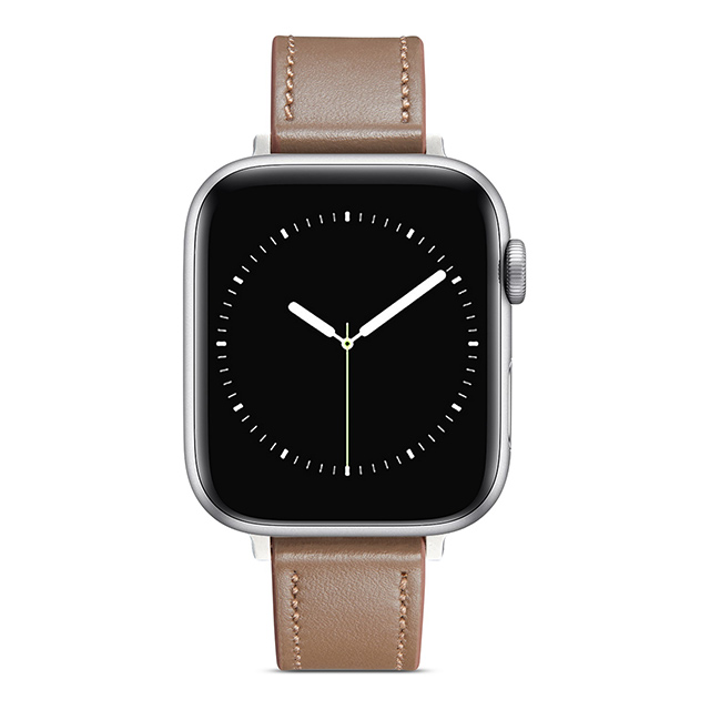 【Apple Watch バンド 49/45/44/42mm】ピンバックル レザー 本革細身 (ブラウン) for Apple Watch Ultra2/1/SE(第2/1世代)/Series9/8/7/6/5/4/3/2/1サブ画像