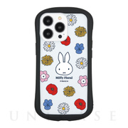 【iPhone13 Pro ケース】ミッフィー Miffy Floral ハイブリッドクリアケース (Miffy Floral)