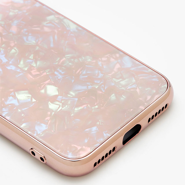 【iPhoneSE(第3/2世代)/8/7 ケース】Glass Shell Case for iPhoneSE(第3世代)(coral pink)サブ画像