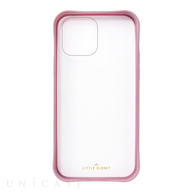 【iPhone12/12 Pro ケース】LITTLE CLOSET iPhone case (MATTE ROSE)