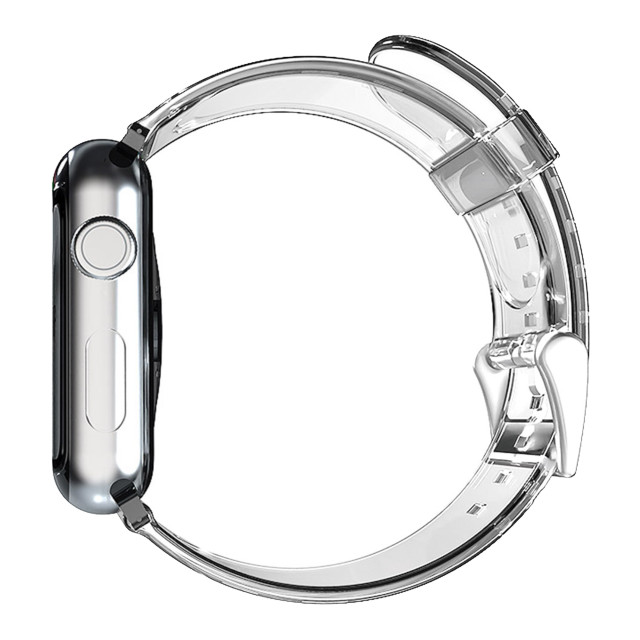 【Apple Watch バンド 41/40/38mm】CLEAR BAND (クリア) for Apple Watch SE(第2/1世代)/Series9/8/7/6/5/4/3/2/1サブ画像