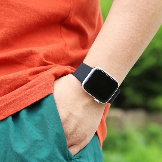 【Apple Watch バンド 41/40/38mm】SILICONE BAND (ブラック) for Apple Watch SE(第2/1世代)/Series9/8/7/6/5/4/3/2/1サブ画像