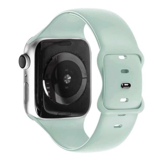 【Apple Watch バンド 41/40/38mm】SILICONE BAND (ライトミント) for Apple Watch SE(第2/1世代)/Series9/8/7/6/5/4/3/2/1サブ画像