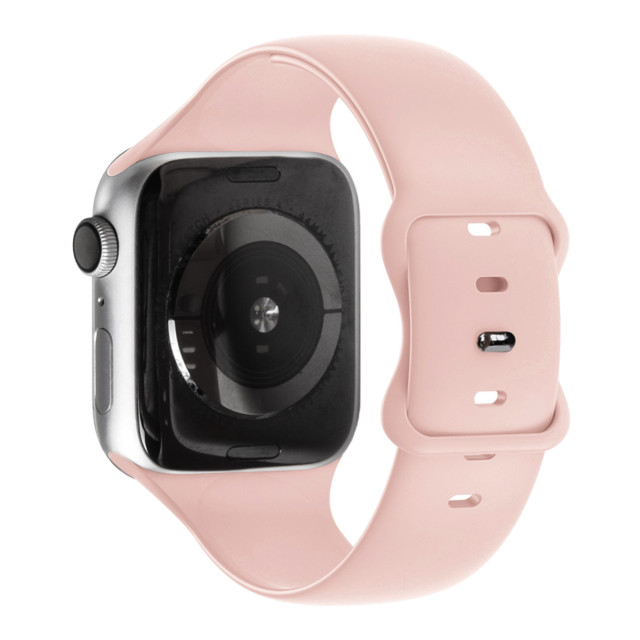 【Apple Watch バンド 41/40/38mm】SILICONE BAND (ライトピンク) for Apple Watch SE(第2/1世代)/Series9/8/7/6/5/4/3/2/1サブ画像