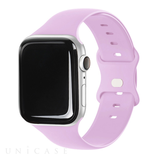 【Apple Watch バンド 49/45/44/42mm】SILICONE BAND (ライラック) for Apple Watch Ultra2/SE(第2/1世代)/Series9/8/7/6/5/4/3/2/1