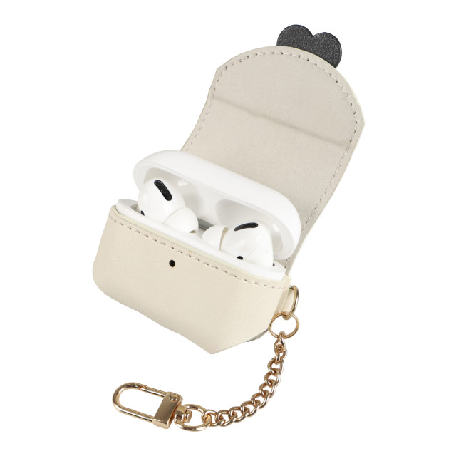 【AirPods Pro(第1世代) ケース】PU Leather Case (IVORY)サブ画像