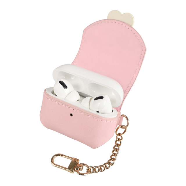 【AirPods Pro(第1世代) ケース】PU Leather Case (L.PINK)サブ画像