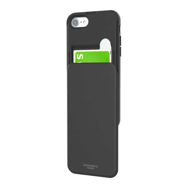 【iPhoneSE(第3/2世代)/8/7/6s/6 ケース】”Flat” Full Cover Hybrid Case (Black)サブ画像