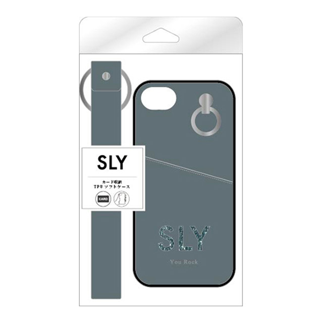 【iPhoneSE(第3/2世代)/8/7/6s/6 ケース】SLY Die cutting_Case face (blue)サブ画像