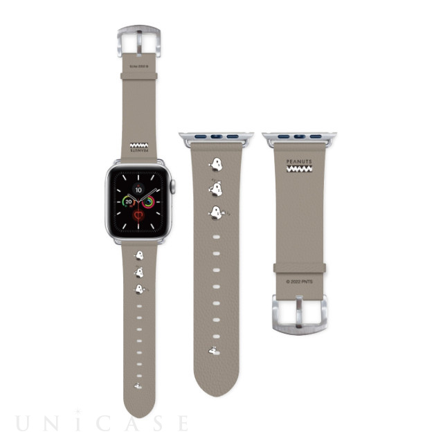 【Apple Watch バンド 41/40/38mm】ピーナッツ レザーバンド (スヌーピー) for Apple Watch SE(第2/1世代)/Series9/8/7/6/5/4/3/2/1