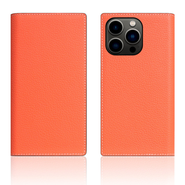 【iPhone13 Pro ケース】Neon Full Grain Leather Case (コーラル)サブ画像