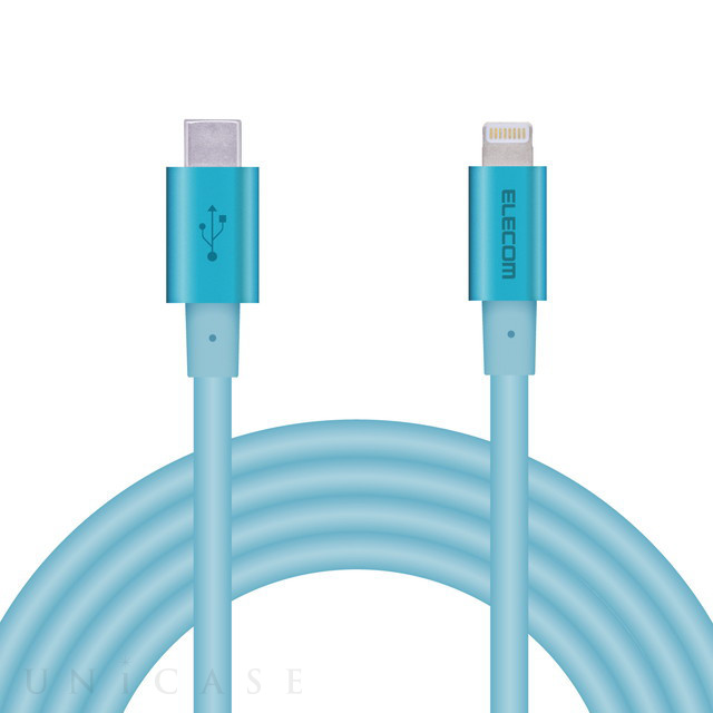 USB-C to Lightningケーブル (耐久仕様) (2.0m ブルー)