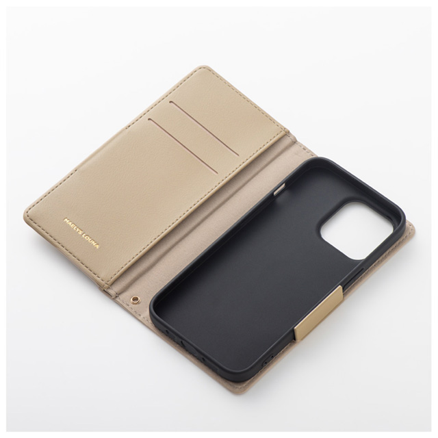 【アウトレット】【iPhone13 Pro ケース】Letter Ring Flip Case for iPhone13 Pro (beige)サブ画像