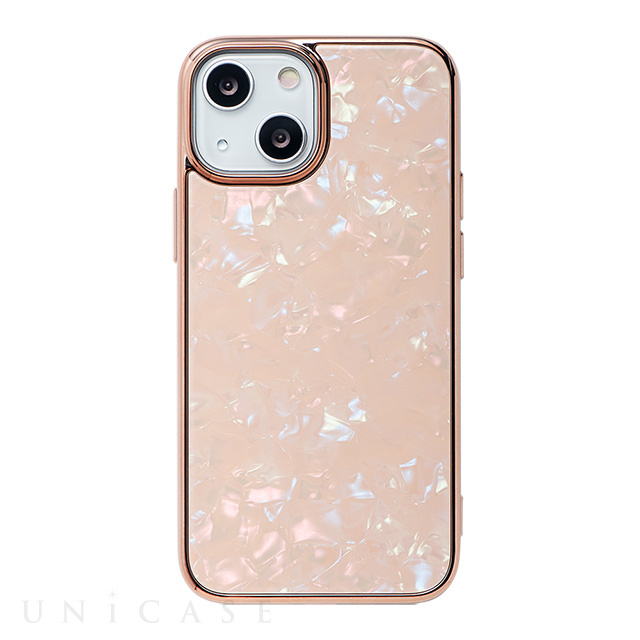 【アウトレット】【iPhone13 mini/12 mini ケース】Glass Shell Case for iPhone13 mini (coral pink)