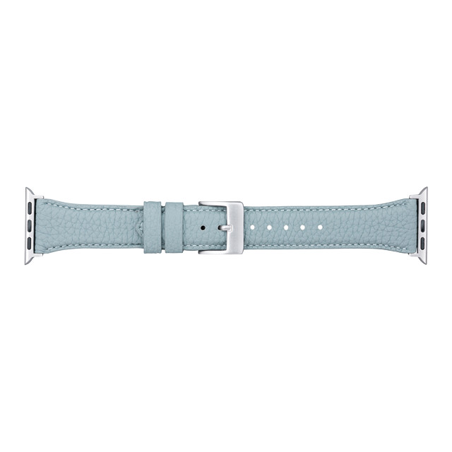 【Apple Watch バンド 41/40/38mm】German Shrunken-calf Genuine Leather Watchband Pin Buckle Type (ベイビーブルー)サブ画像