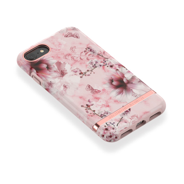 【iPhoneSE(第3/2世代)/8/7 ケース】Pink Marble Floral - Rose Gold Detailsサブ画像