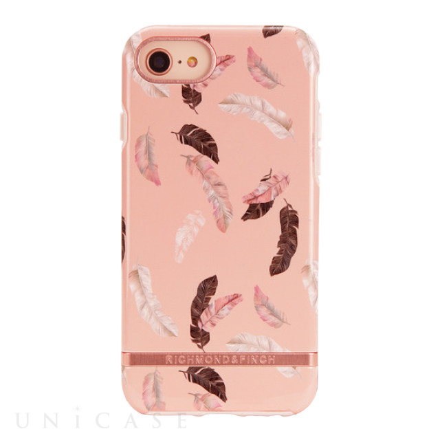 【iPhoneSE(第3/2世代)/8/7 ケース】Feathers - Rose gold details