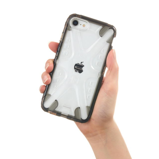 【iPhoneSE(第3/2世代)/8/7 ケース】Sports Shell Case Clear (Black)サブ画像