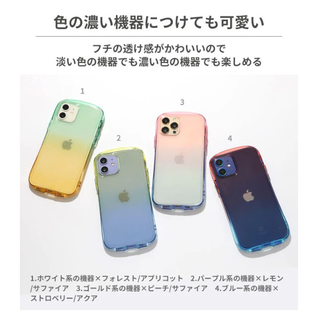 【iPhone13 ケース】iFace Look in Clear Lollyケース (レモン/サファイア)サブ画像