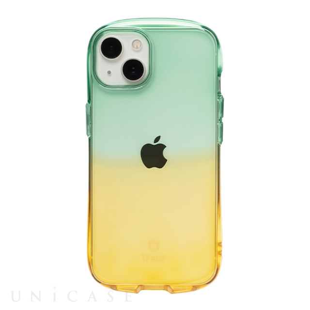 【iPhone13 ケース】iFace Look in Clear Lollyケース (フォレスト/アプリコット)