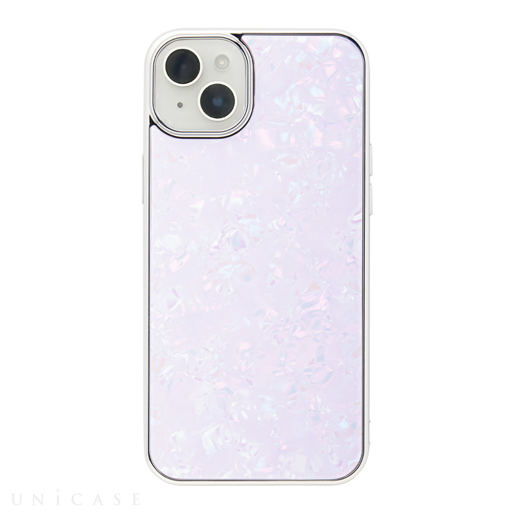 【iPhone14 Plus ケース】Glass Shell Case (lilac)