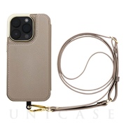 【iPhone14 Pro ケース】Cross Body Case Duo (gray)