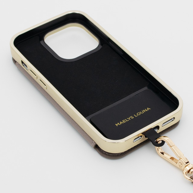 【iPhone14 Plus ケース】Cross Body Case Duo (prism gold)サブ画像