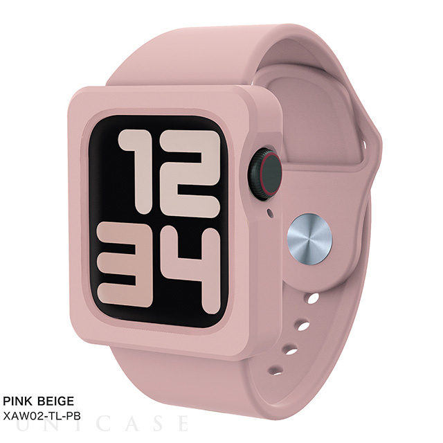 【Apple Watch バンド 41/40mm】TILE Apple Watch Band Case (PINK BEIGE) for Apple Watch SE(第2/1世代)/Series8/7/6/5/4