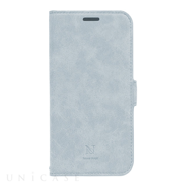 【iPhone14/13 ケース】手帳型ケース Style Natural (Blue Gray)