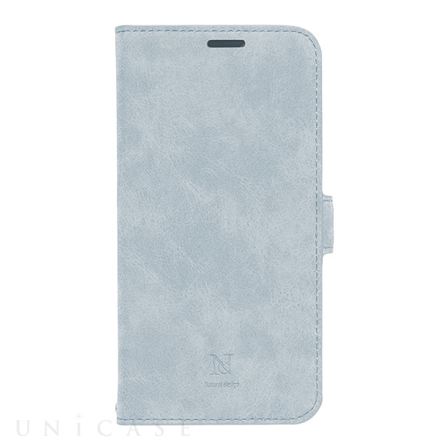 【iPhone14 Plus ケース】手帳型ケース Style Natural (Blue Gray)