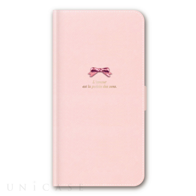 【iPhone14/13 ケース】手帳型ケース Ruband’or (Pink)