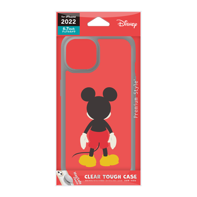 【iPhone14 Plus ケース】MagSafe充電器対応 クリアタフケース (ミッキーマウス)サブ画像