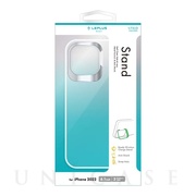 【iPhone14 Pro ケース】スタンド付き耐衝撃ハイブリッドケース 「UTILO Stand」 (クリア)