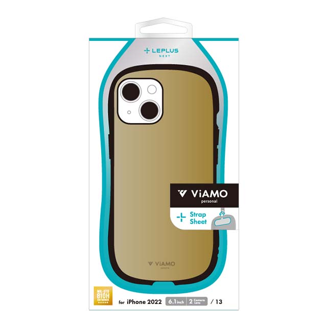 【iPhone14/13 ケース】耐衝撃ハイブリッドケース 「ViAMO personal」 (メタルシャンパン)サブ画像