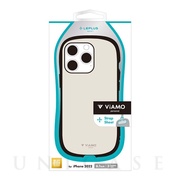 【iPhone14 Pro ケース】耐衝撃ハイブリッドケース 「ViAMO personal」 (ホワイトベージュ)