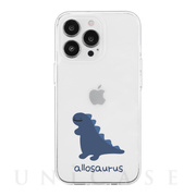 【iPhone14 Pro ケース】ソフトクリアケース (allosaurus)